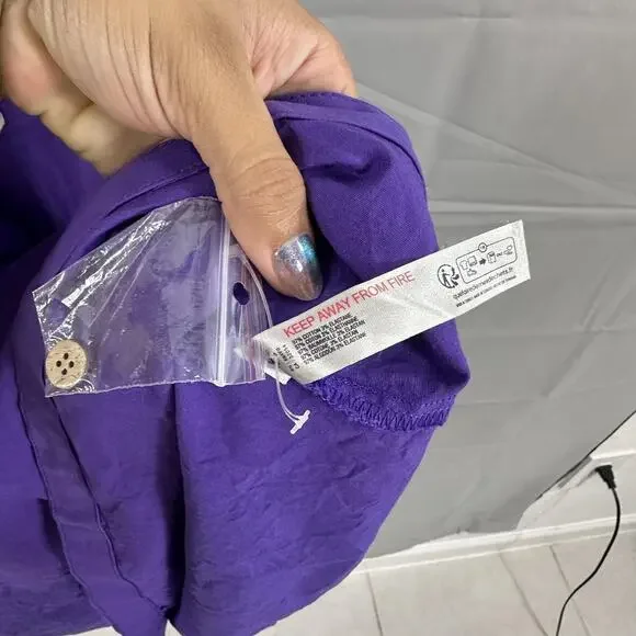 Free People Dress Womens Medium Paolo Midi Purple Sundress Romantic Retro Chic - Picture 11 of 14